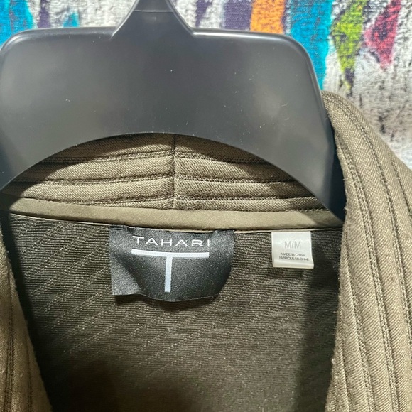 Olive Green Women's Sweater Coat - Picture 2 of 3